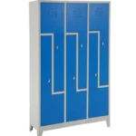 3'LÜ Z TİPİ 6 KAPILI SOYUNMA DOLABI